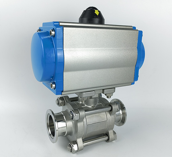 Pneumatic vacuum ball valve